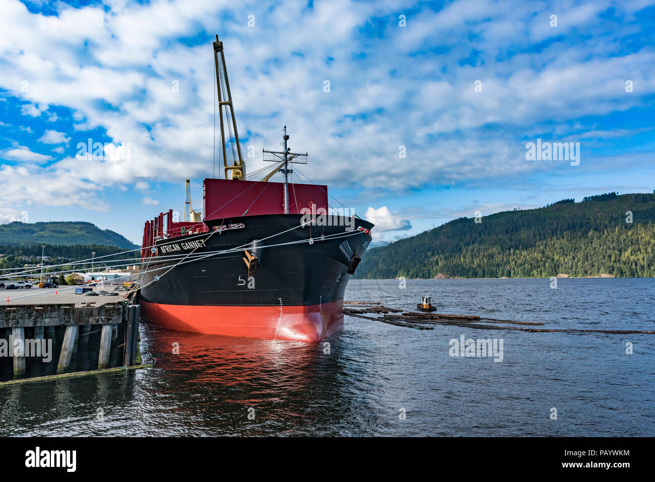 Harbour Quay, Port Alberni, British Columbia, Canada Stock Photo Alamy
