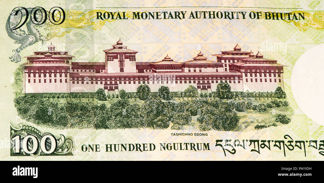 100 ngultrum bank note of Bhutan. Ngultrum is the national currency of Bhutan Stock Photo Alamy 100 ngultrum bank note of Bhutan. Ngultrum is the national currency of Bhutan Stock Photo Alamy