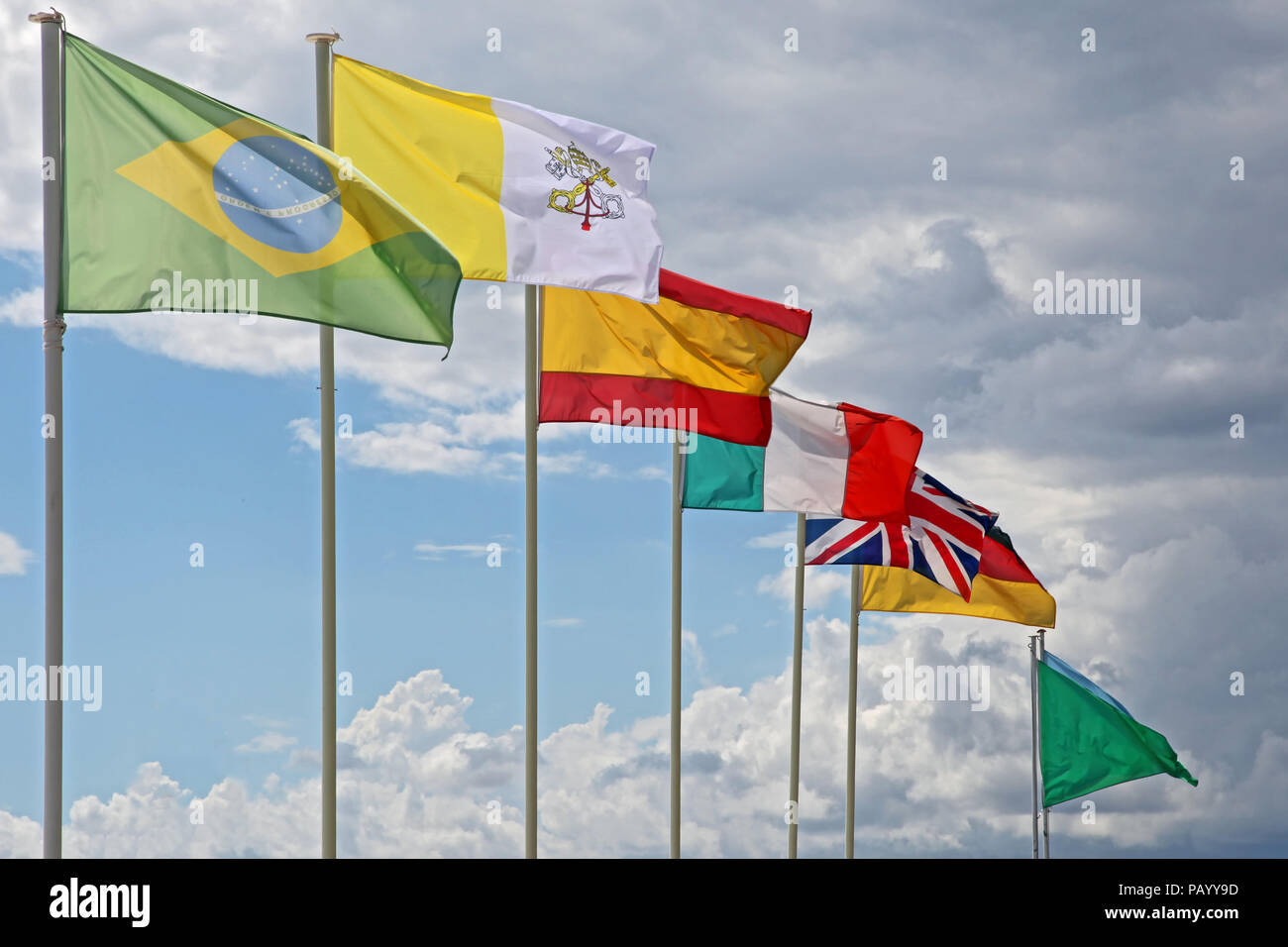 International Flags Stock Photo