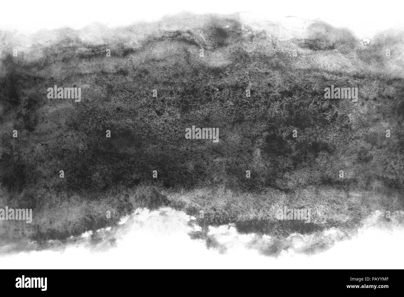 Japanese black ink watercolor abstract or vintage paint background ...