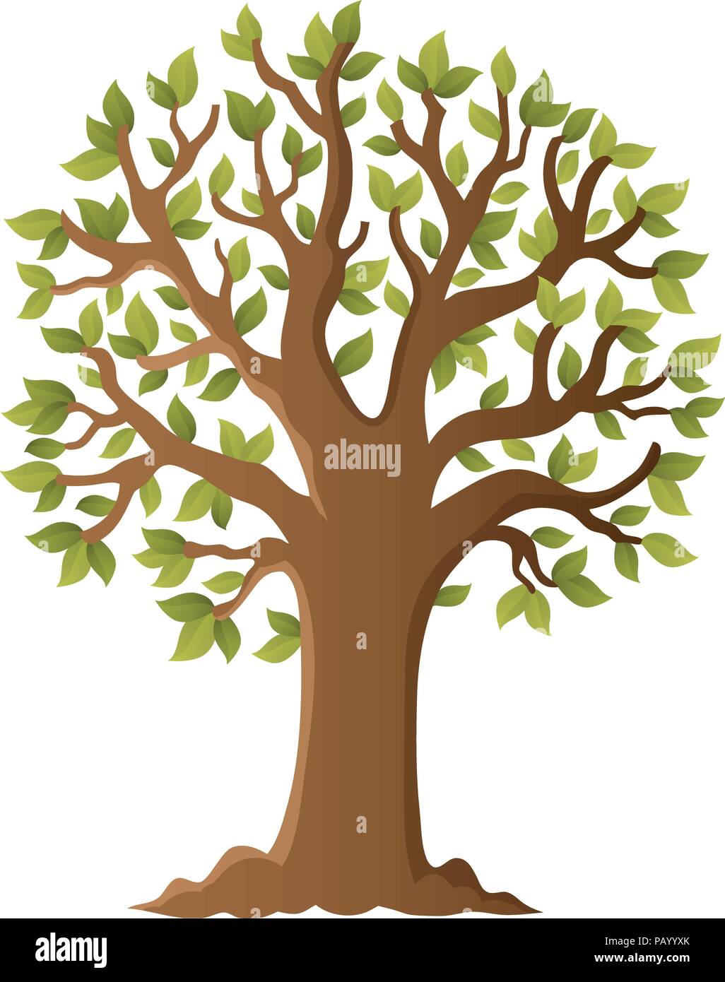 Tree topic image 5 - eps10 vector illustration Stock Vector Image & Art ...