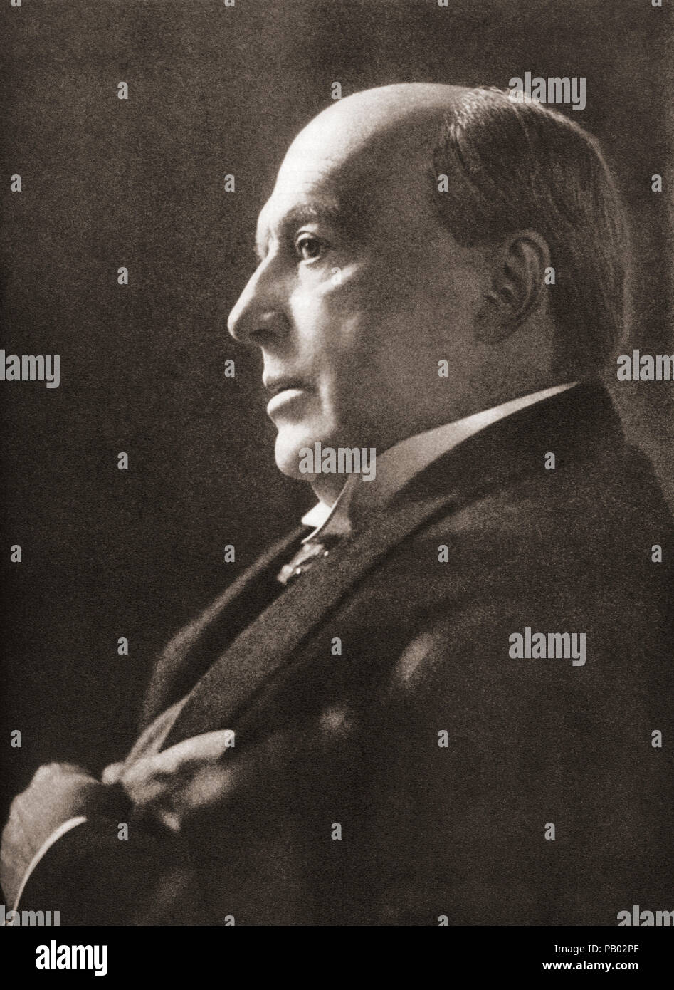 Henry James, 1843 – 1916.  American author.  After a contemporary print. Stock Photo