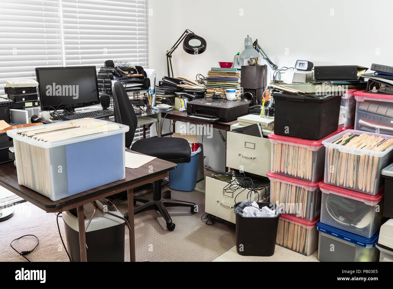 Untidy Office Stock Photos Untidy Office Stock Images Alamy