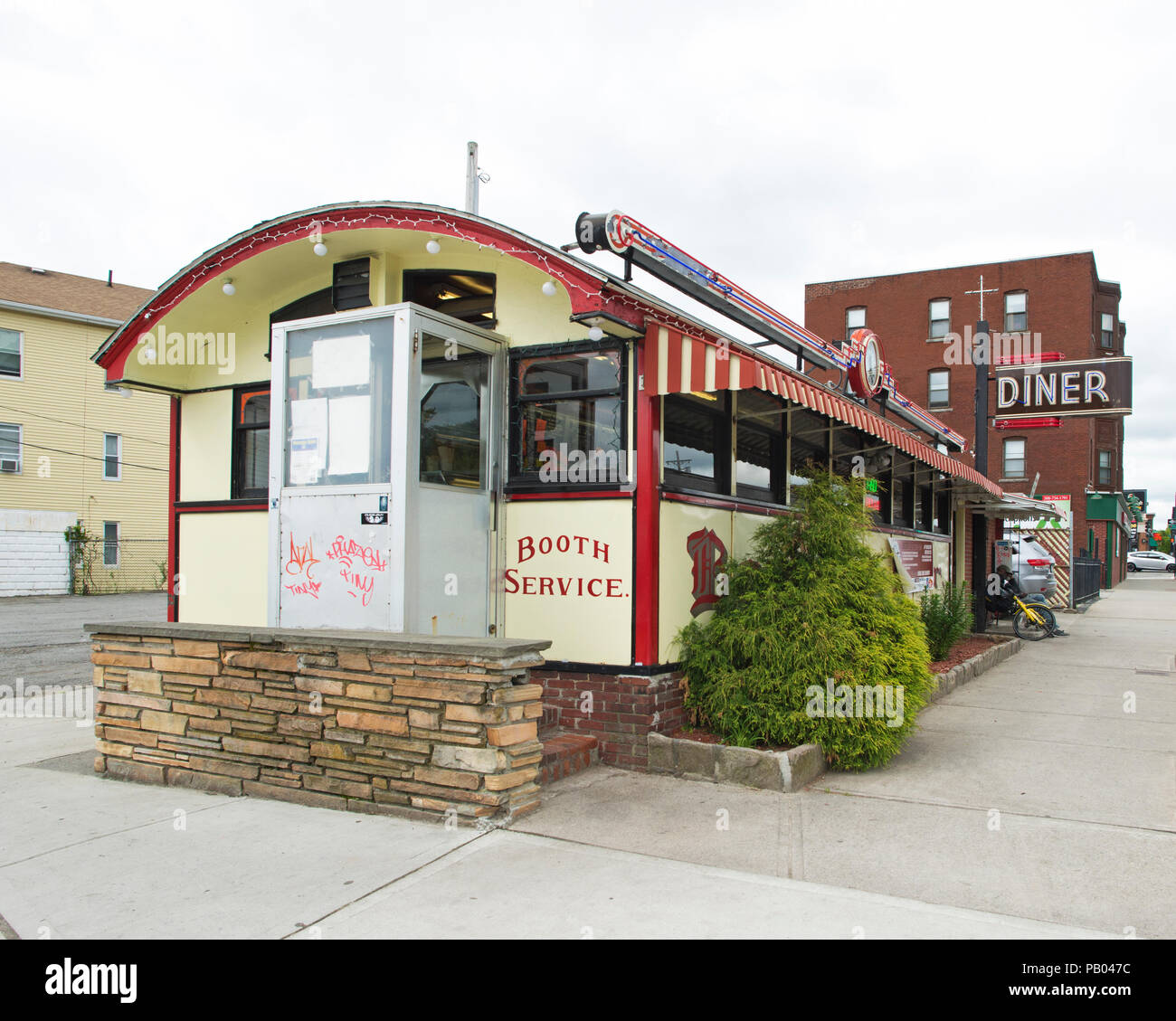 Boulevard Diner, Worcester, MA Stock Photo Alamy
