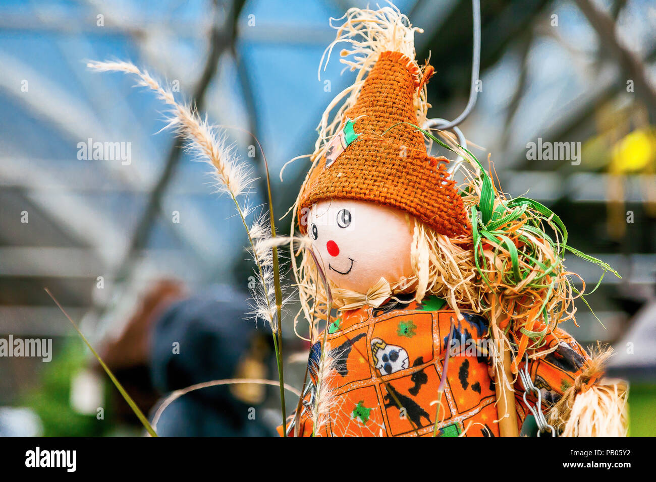 Halloween decorations, Quebec, Canada. La Prairie Stock Photo Alamy