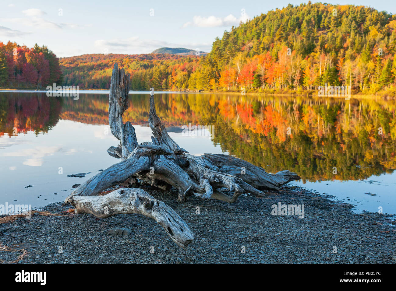 Autumn in Mont Orford National Park, Eastern Townships, Quebec, Canada