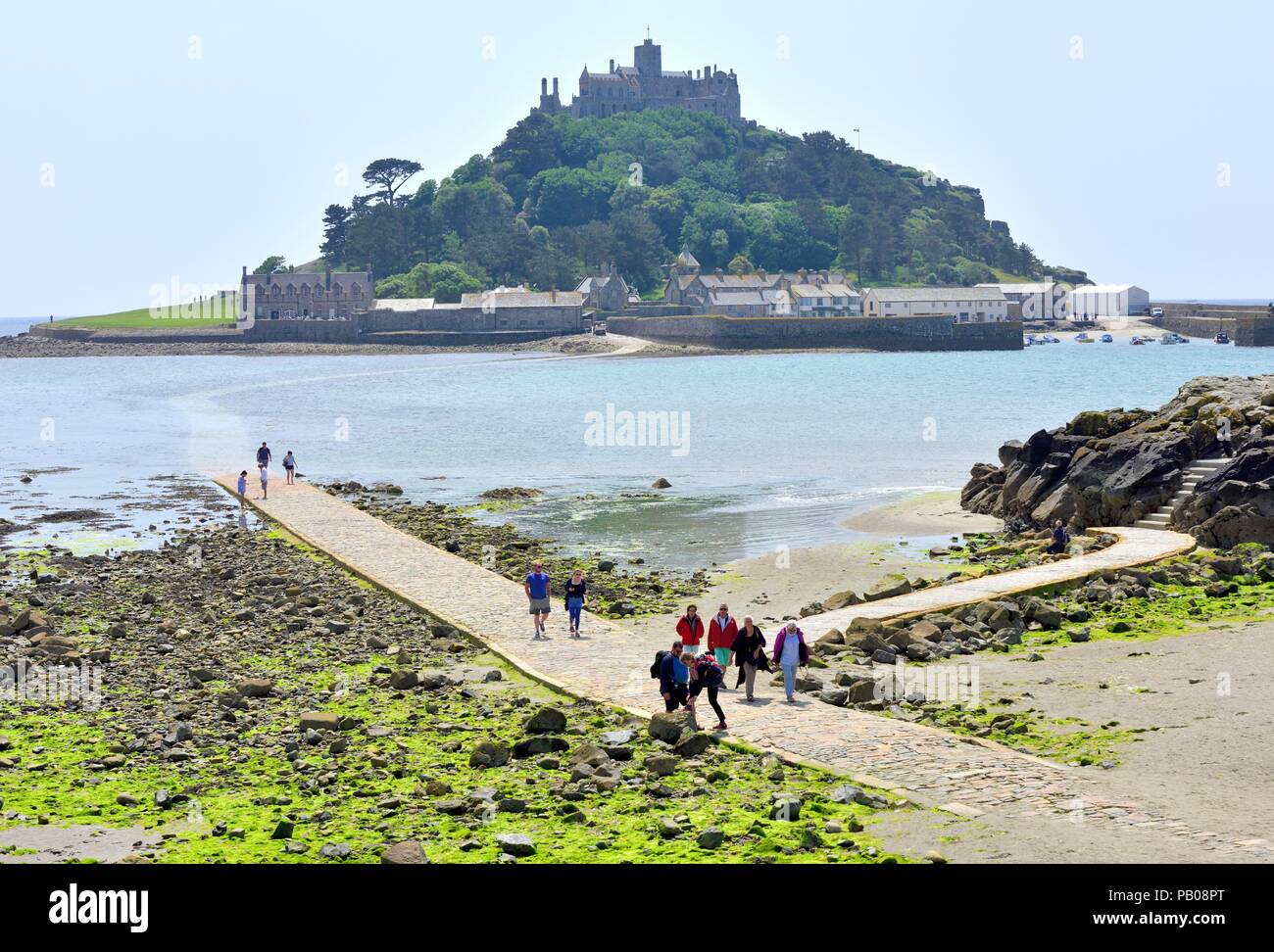 St Michael’s Mount Causeway,St michael's mount,Karrek Loos yn Koos