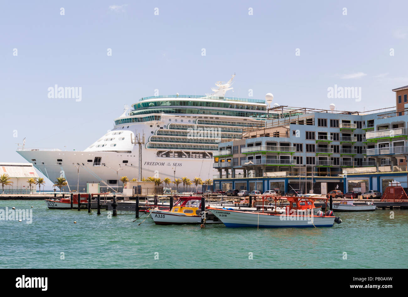 Cruises To Aruba >> Freedon Of The Seas Cruise Ship Docked In Oranjestad Aruba Cruises To Aruba >> Freedon Of The Seas Cruise Ship Docked In Oranjestad Aruba