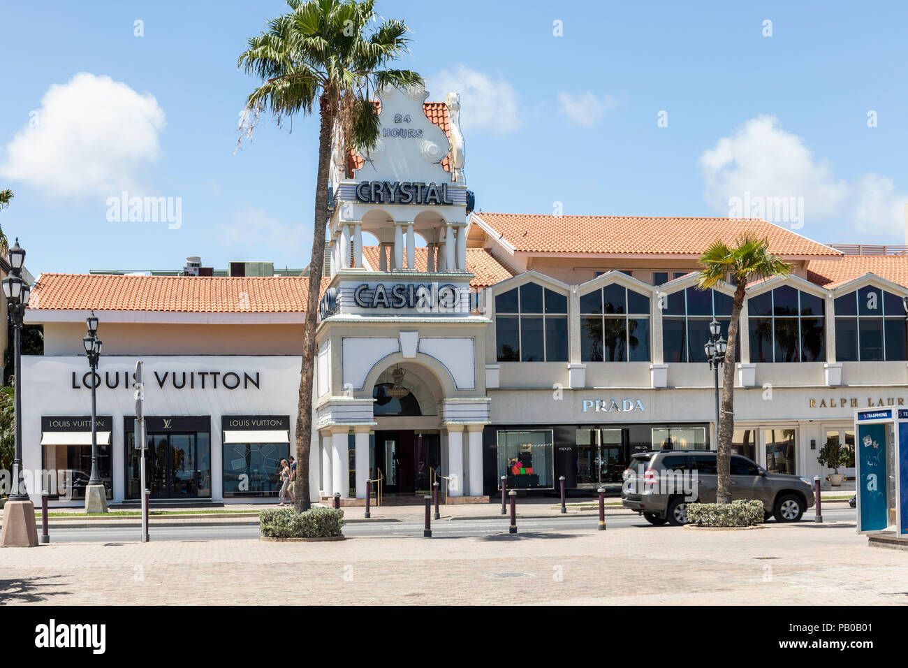 Renaissance Mall / Crystal Casino, Oranjestad, Aruba, Caribbean Stock Photo