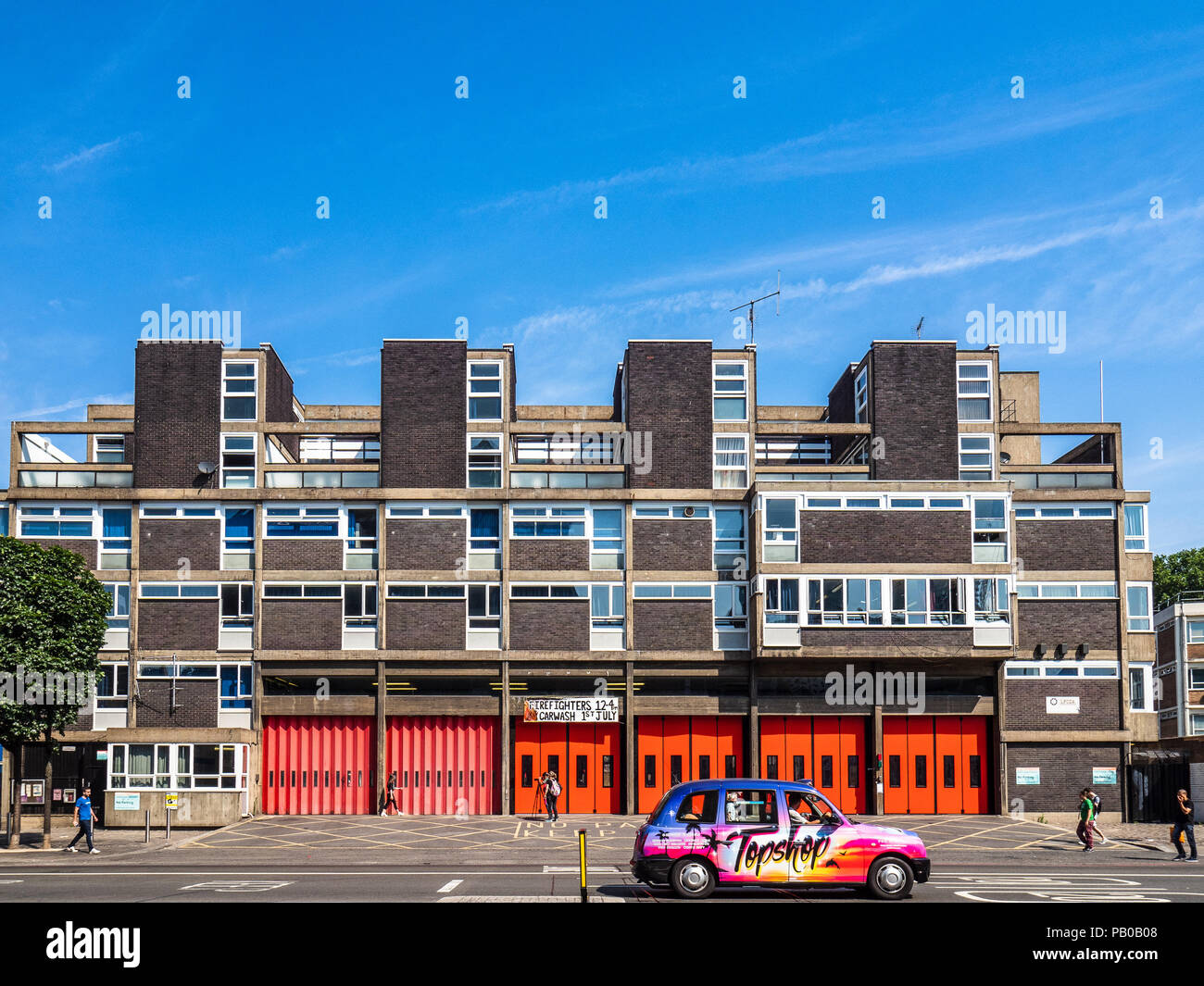 Brutalist fire station hi-res stock photography and images - Alamy