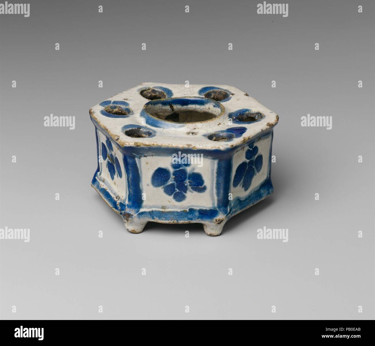 Inkwell. Culture: Mexican. Dimensions: Diam. 4 in. (10.2 cm). Date: ca ...