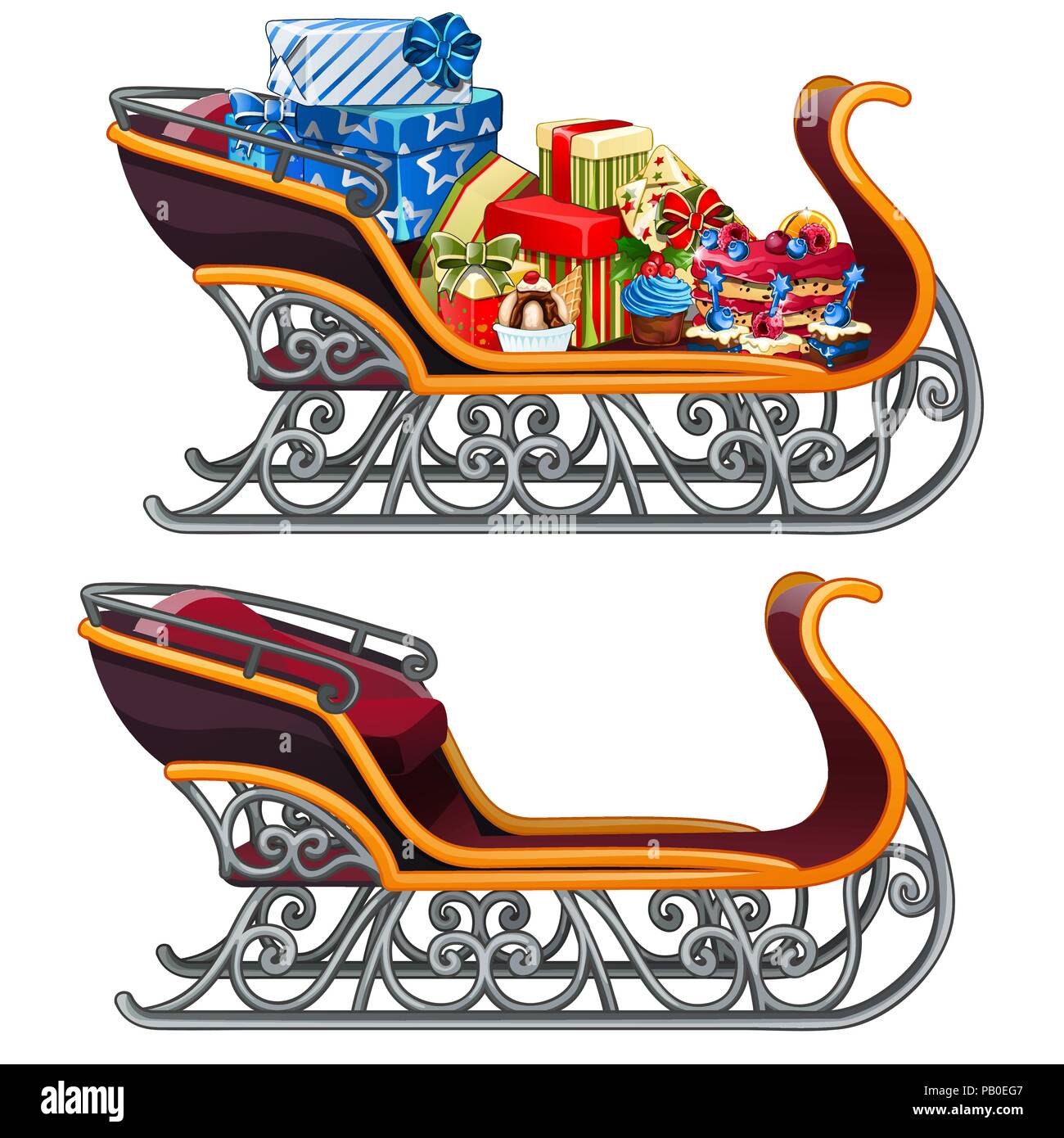 сани "деда мороза". новогодние сани. сани "деда мороза". сани санты. дед мороз на санках.