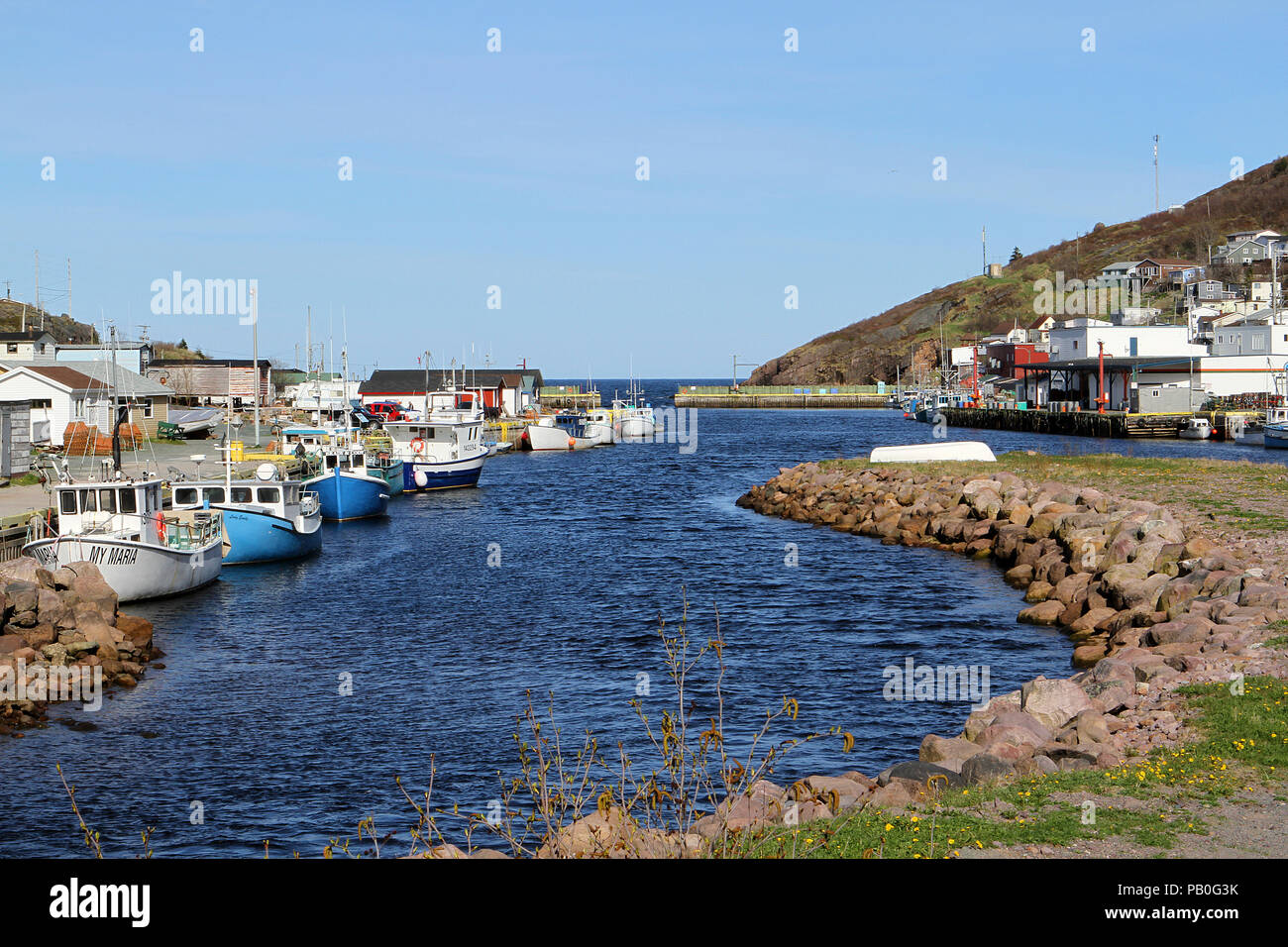 Petty Harbour and Village of Chafe's Landing in Newfoundland, Canada