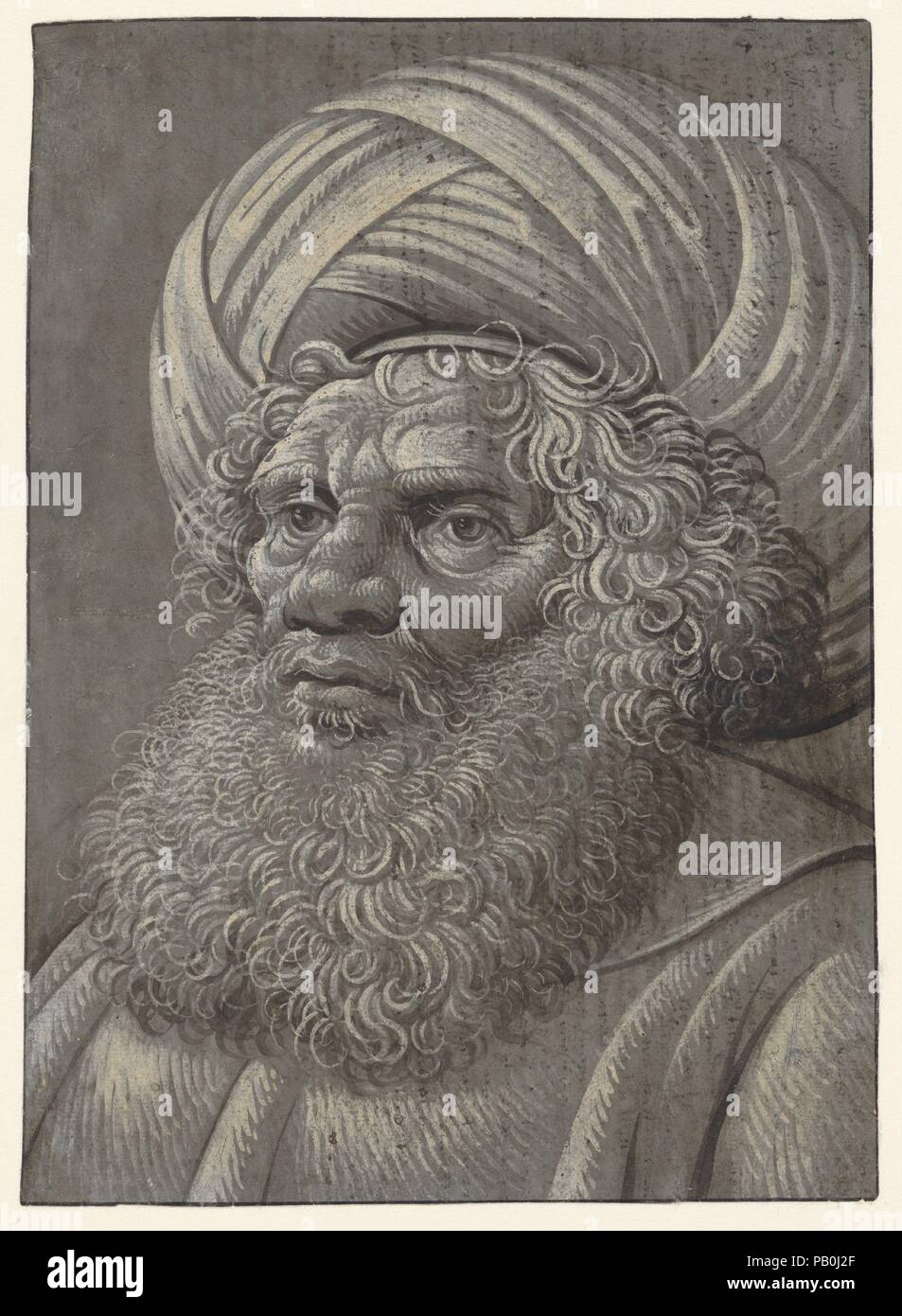 Head Bearded Man Wearing Turban High Resolution Stock Photography And Images Alamy