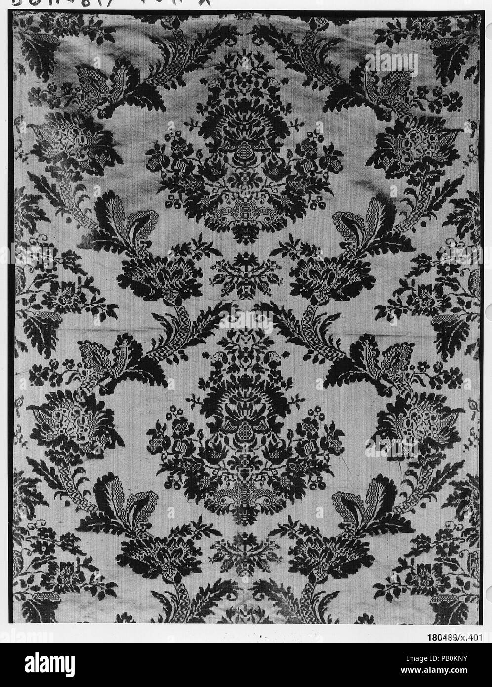 Piece. Culture: Italian. Dimensions: L. 114 x W. 22 inches (loom width) (289.6 x 55.9 cm). Date: 1695-1705. Museum: Metropolitan Museum of Art, New York, USA. Stock Photo