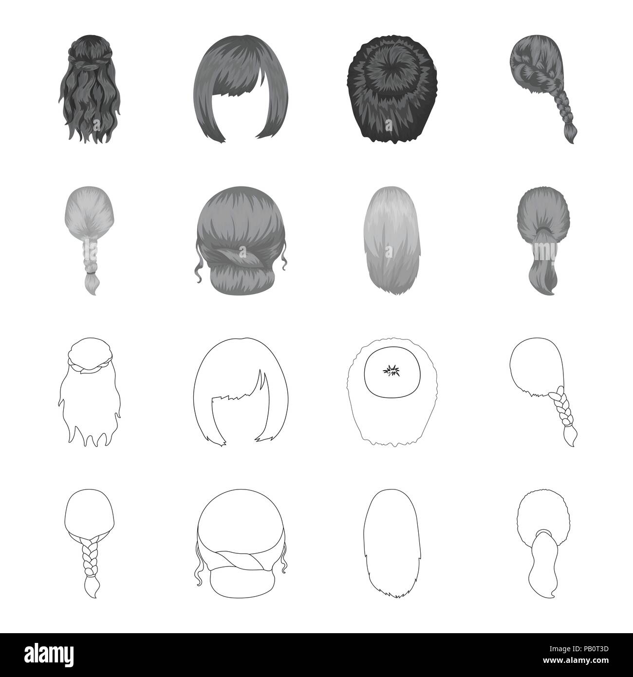 Light Braid Fish Tail And Other Types Of Hairstyles Back