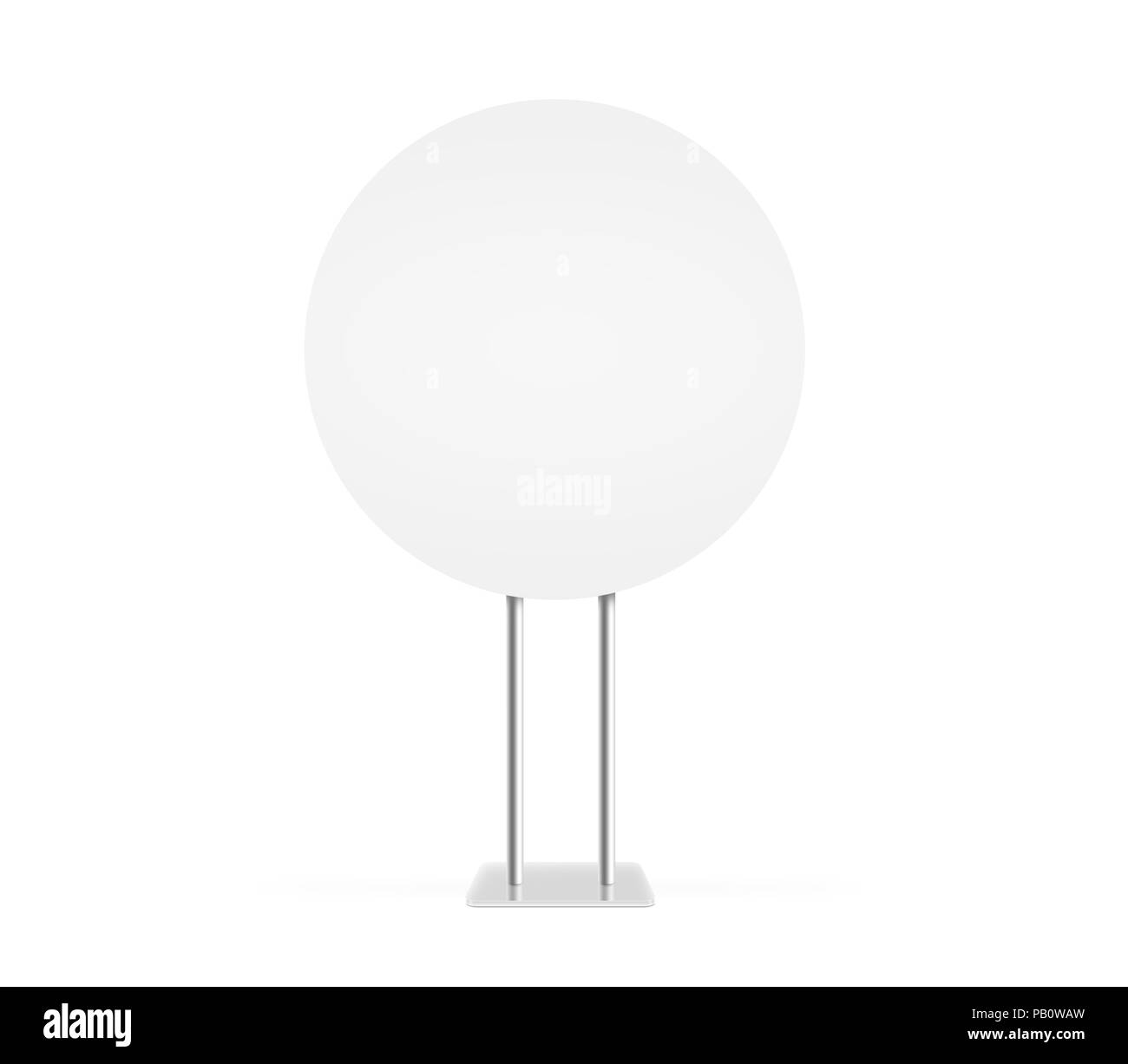 Download Round Information Board Mock Up Stand Isolated Clipping Path 3d Rendering Billboard Mockup Support Table Stand On White Background Blank Signage S Stock Photo Alamy
