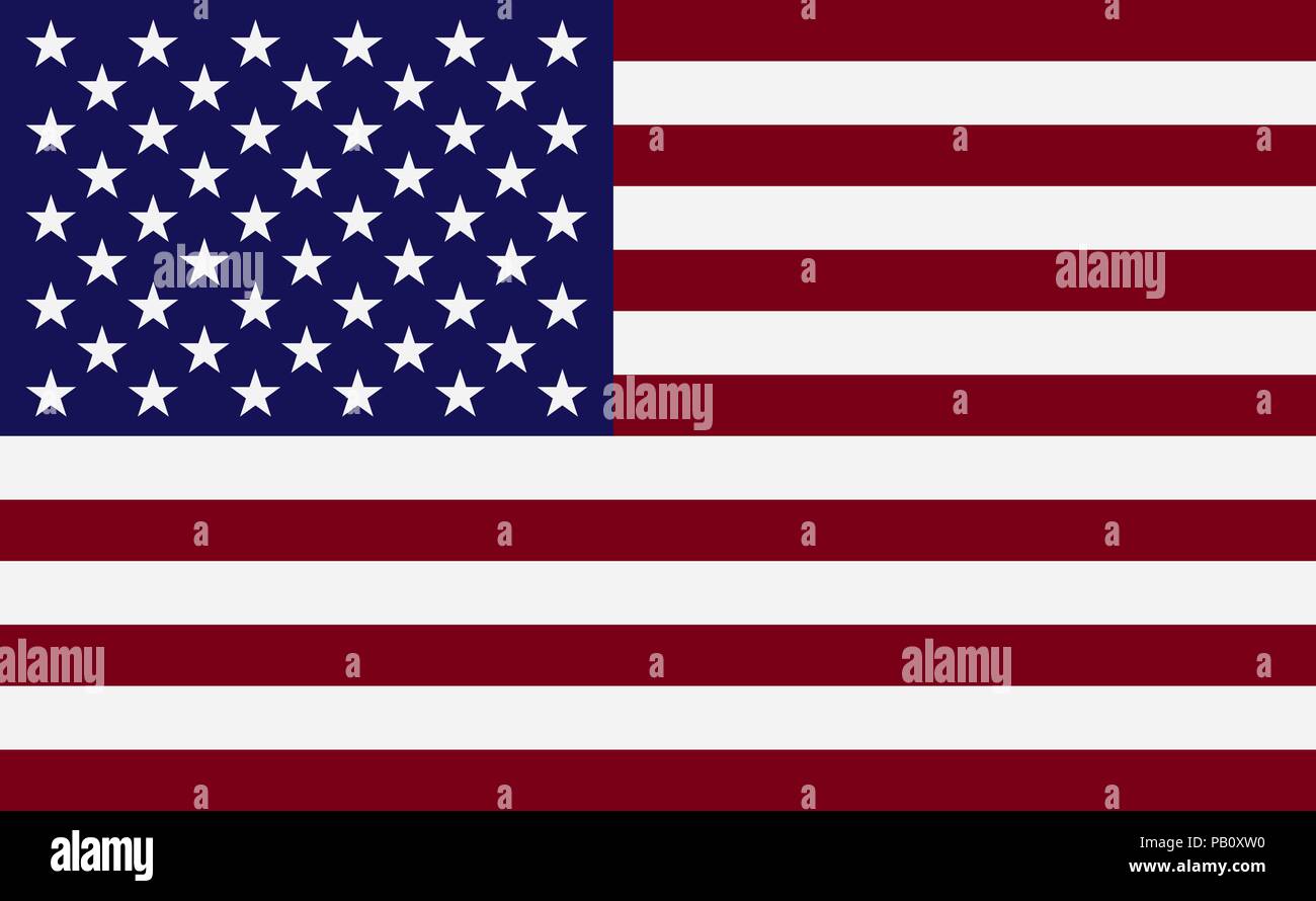 Flag of America, USA. Symbol of Independence Day, souvenir soccer game