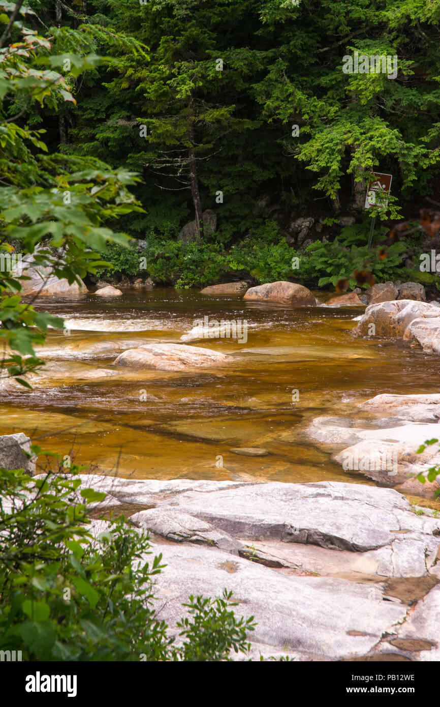 Rocks that are smooth can be dangerous when wet Stock Photo - Alamy