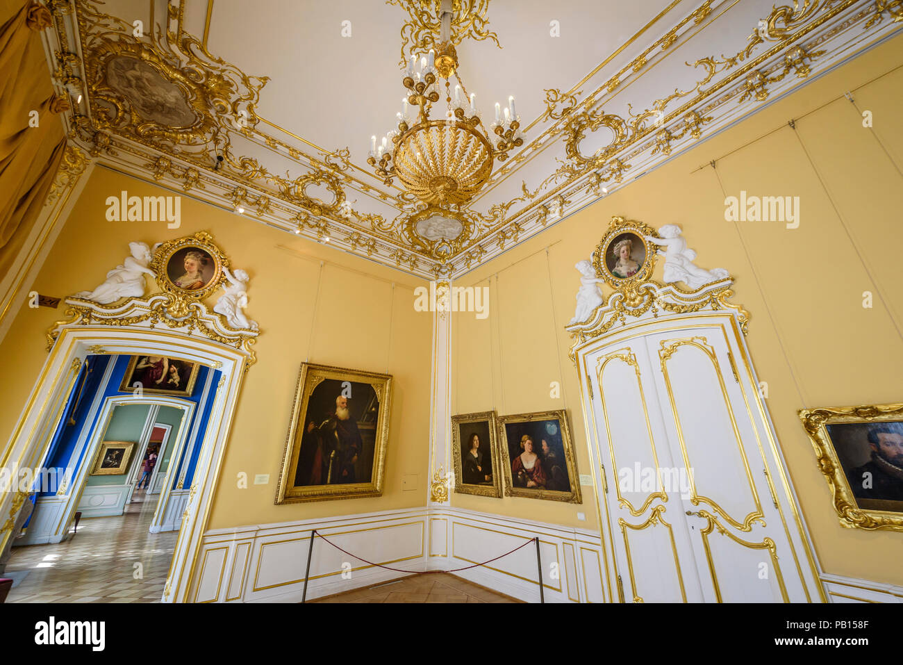 Interior Of The Hermitage Winter Palace St Petersburg