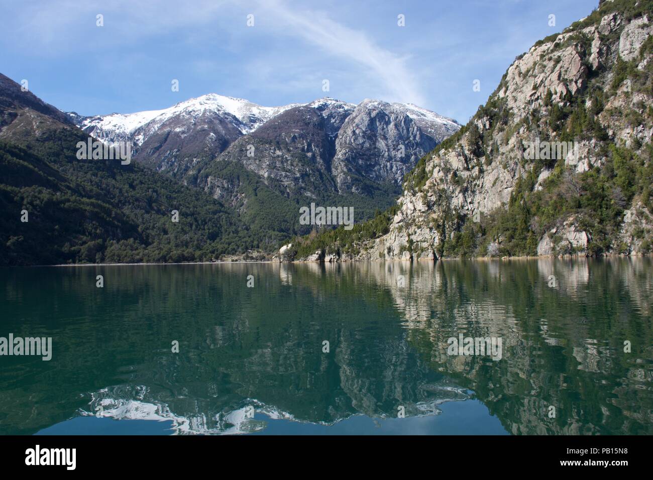 Lago Las Rosas Futaleufu Carretera Austral Patagonia Chile Stock Photo