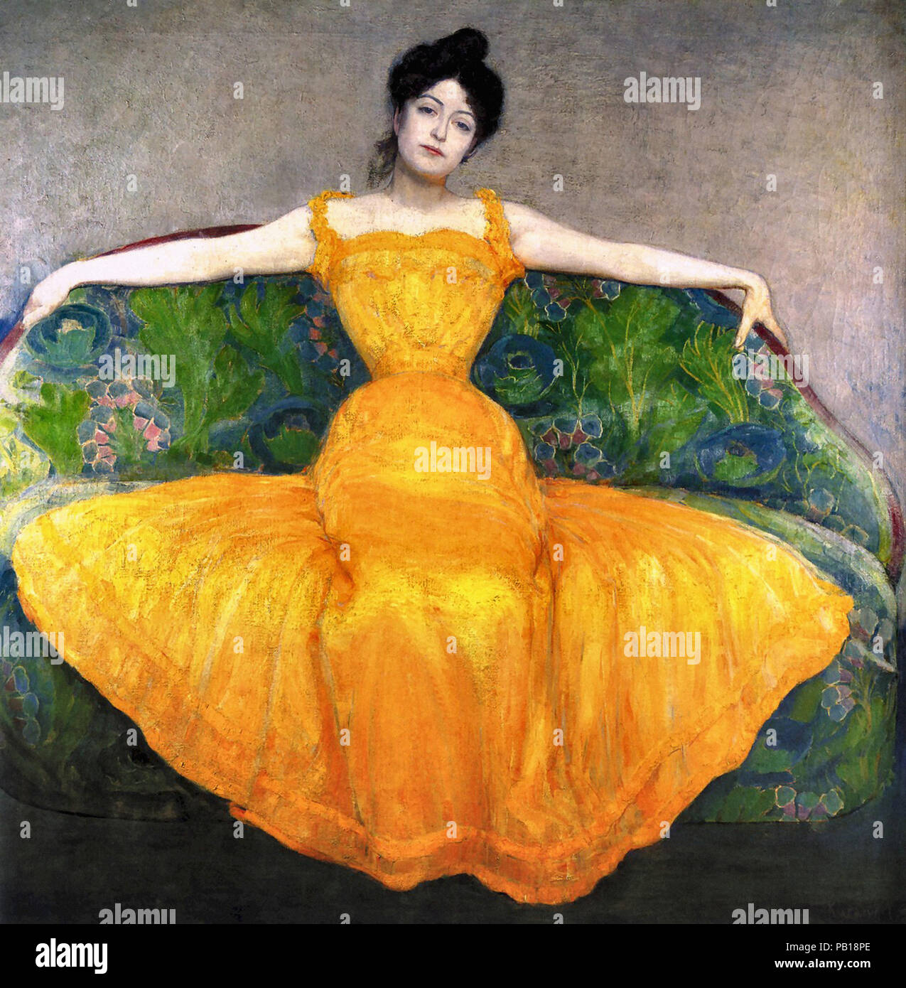 Kurzweil Maximilian - Lady in a Yellow Dress Stock Photo - Alamy Kurzweil Maximilian - Lady in a Yellow Dress Stock Photo - Alamy