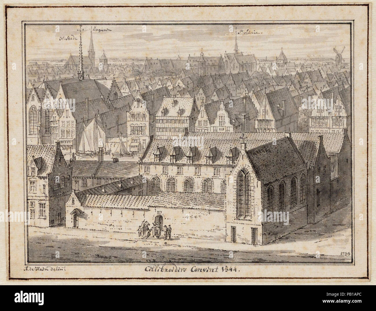 A. de Haan Cellebroeders Convent Amsterdam 1544.