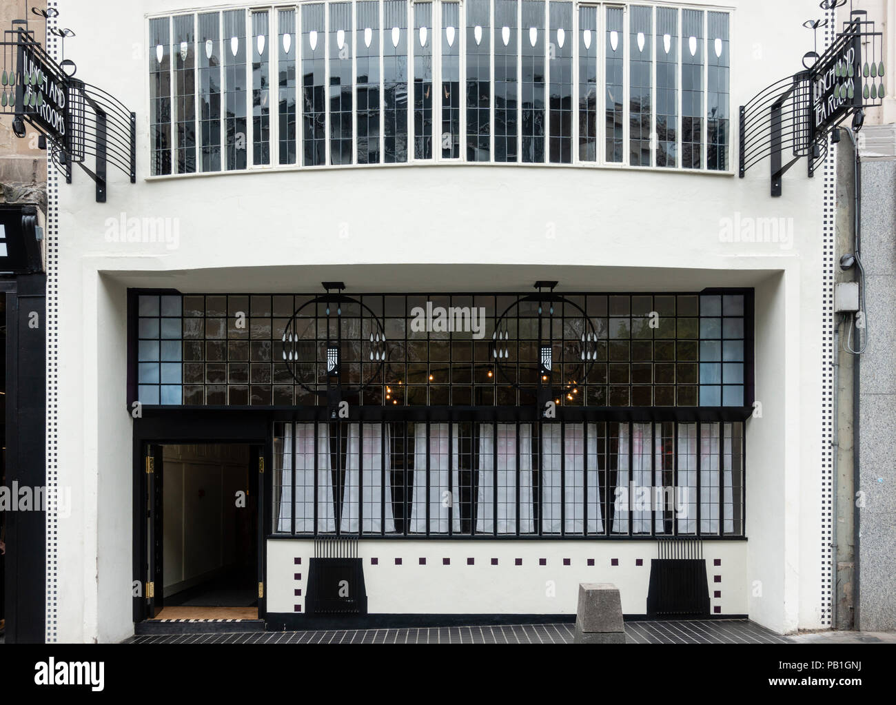Exterior of facade of renovated Lunch and Tearooms , formerly Willow
