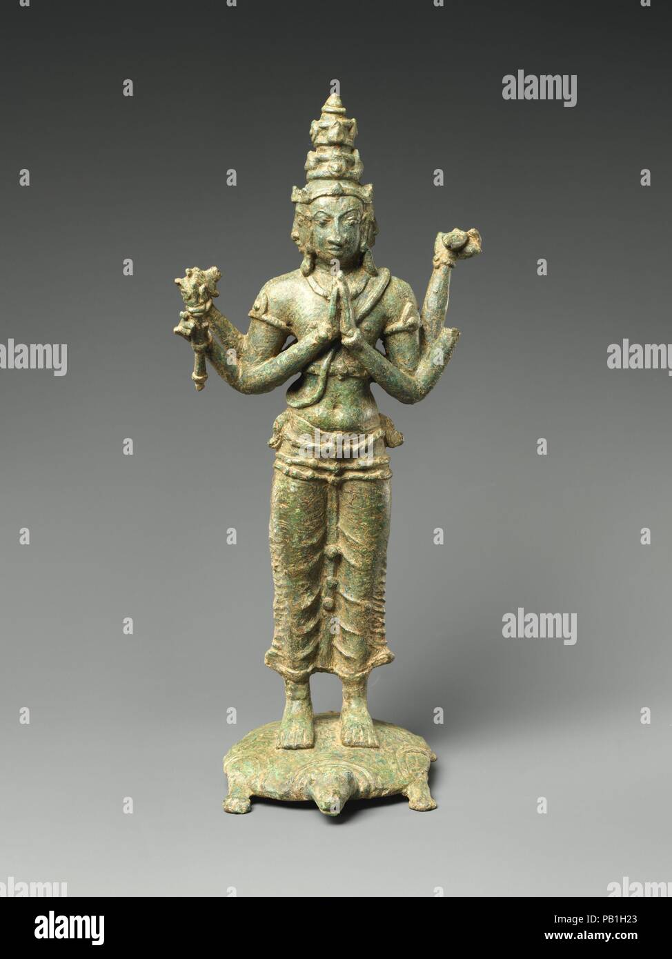 Brahma Standing On A Turtle Surrounded By The Four Lokapalas Guardians Of The Cardinal Directions Culture Sri Lanka Dimensions H 12 1 2 In 31 8 Cm W 3 3 8 In 8 6 Cm D