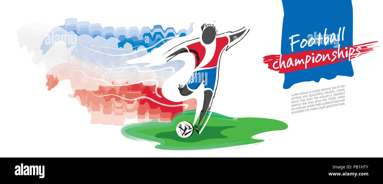 Soccer card design and football vector Stock Photo - Alamy