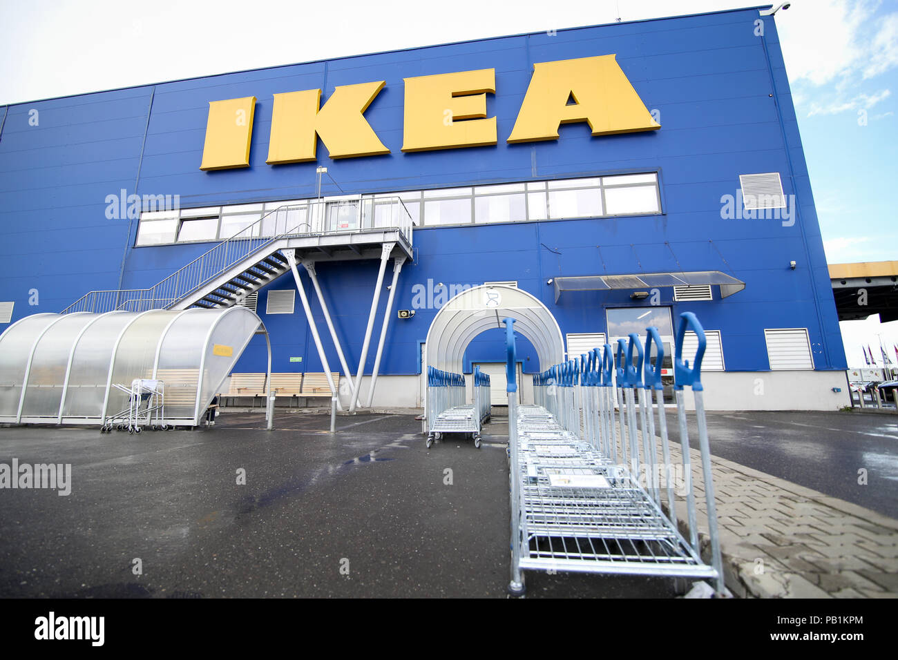 Bucharest Romania July 25 2018 Swedish Ikea Store In The