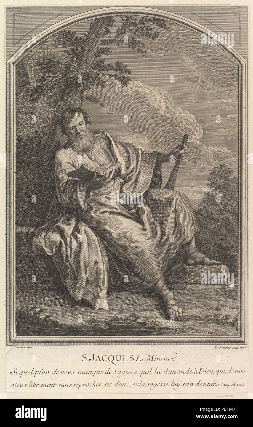 Saint Jacques Le Mineur. Artist After François Boucher (French, Paris