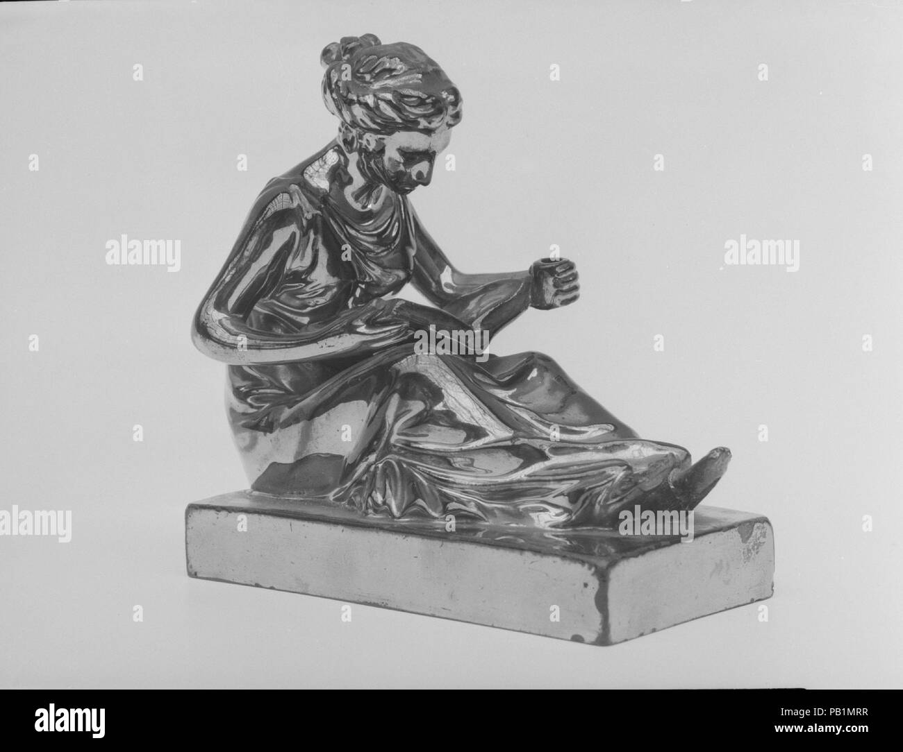 Bookend. Culture: British (American market). Dimensions: 6 1/2 x 7 in. (16.5 x 17.8 cm). Date: 1800-1830. Museum: Metropolitan Museum of Art, New York, USA. Stock Photo