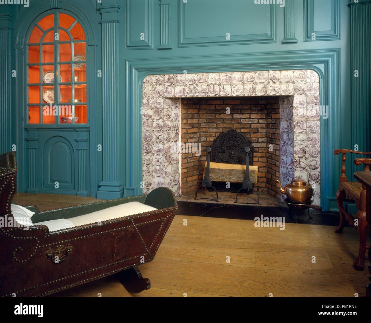 Fireplace Wall Paneling Stock Photos Fireplace Wall Paneling