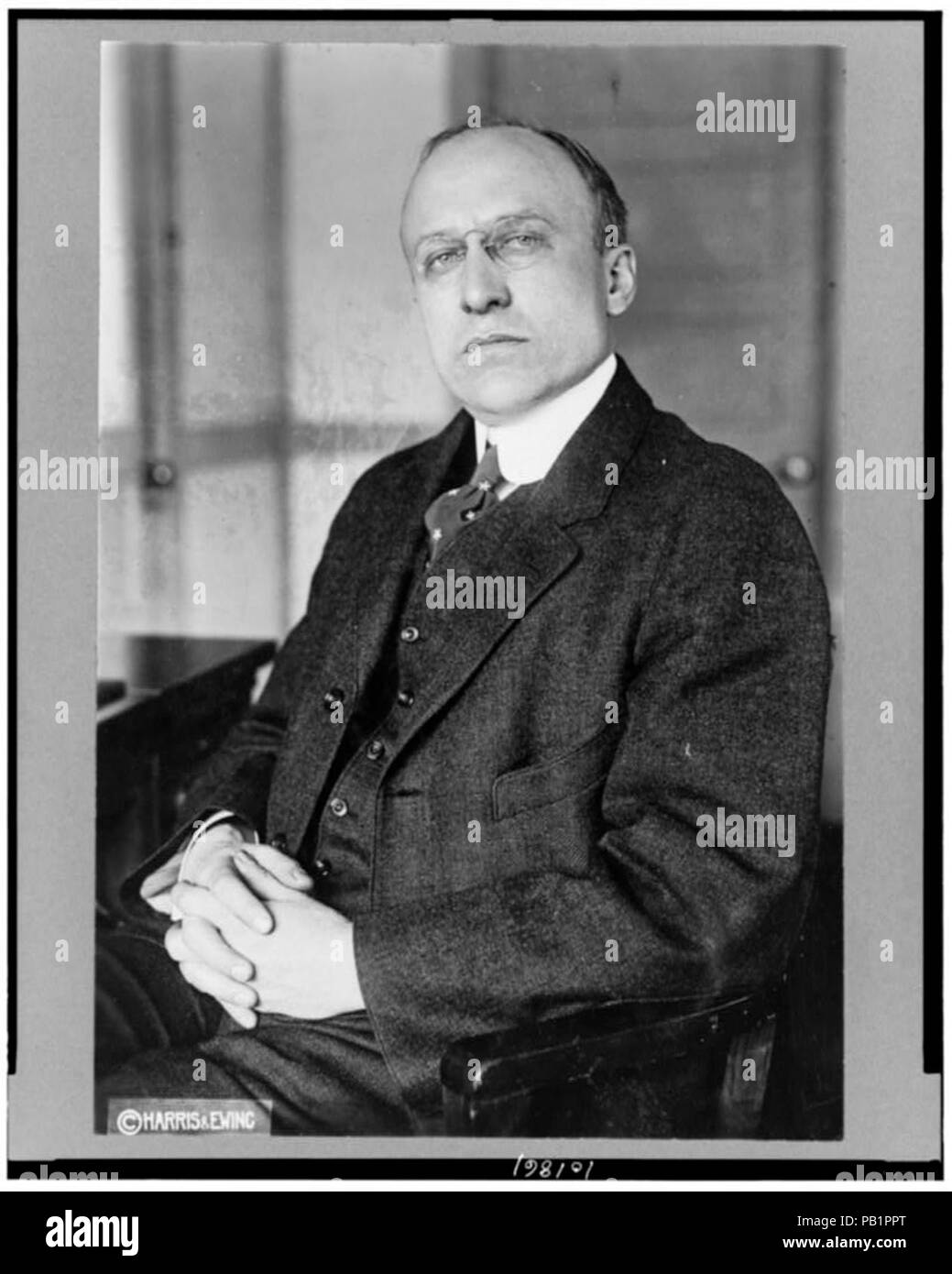 A.L. Scott, half-length portrait, seated, facing left Stock Photo - Alamy