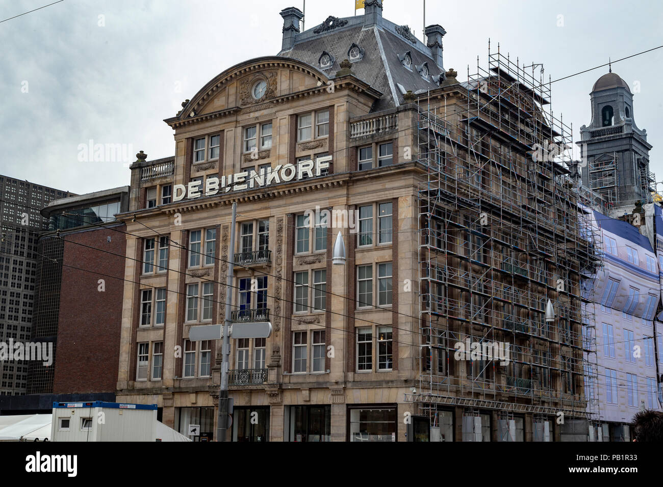 De Bijenkorf, department store at Dam Square, Amsterdam, Netherlands Stock  Photo - Alamy