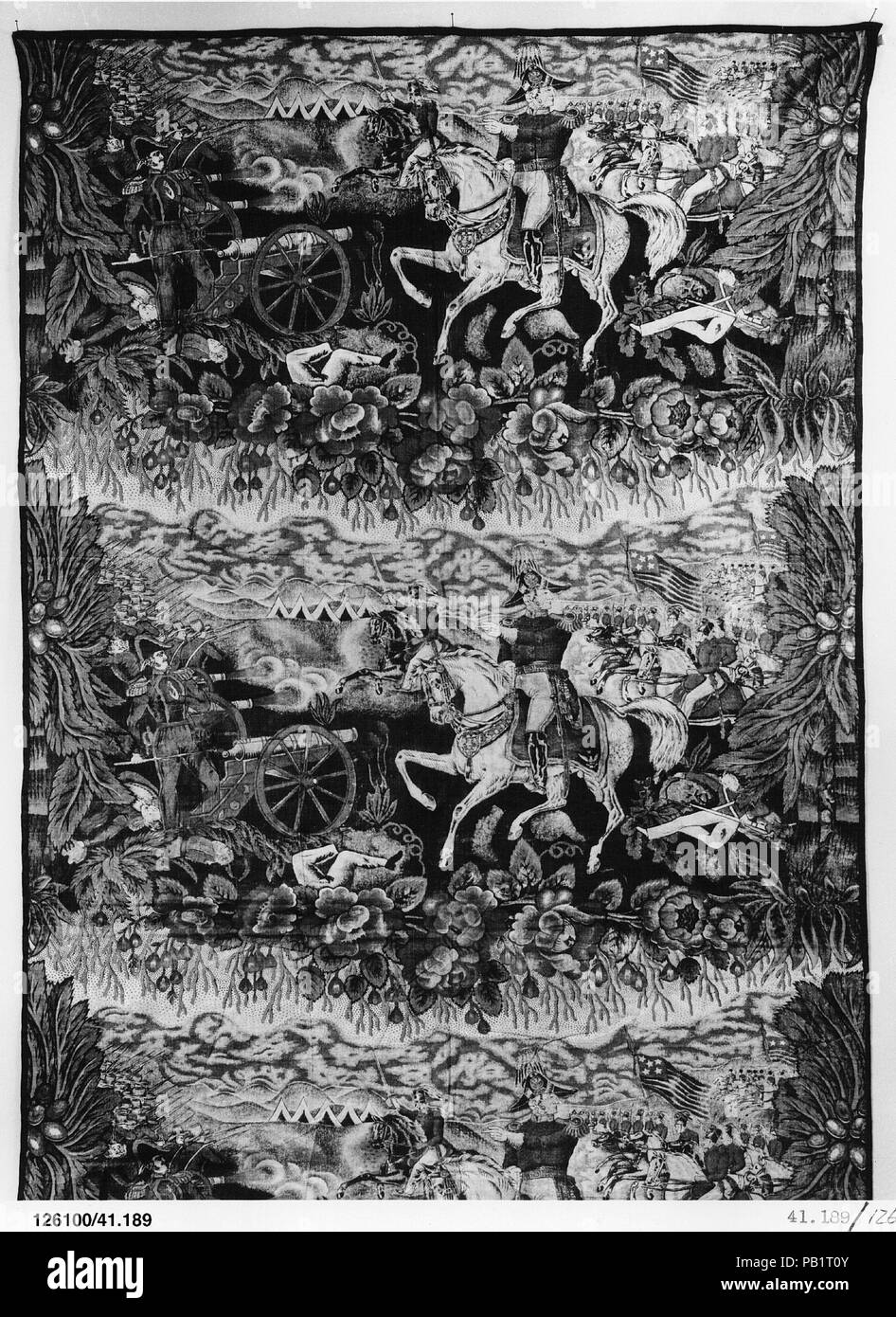 Piece. Culture: American. Dimensions: 52 3/4 x 24 1/4 in. (134 x 61.6 cm). Date: ca. 1846-48. Museum: Metropolitan Museum of Art, New York, USA. Stock Photo