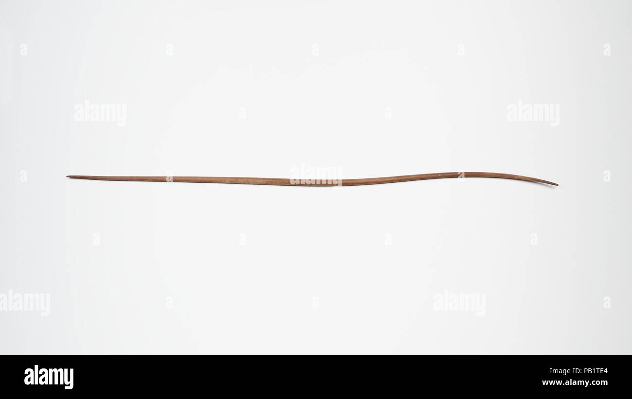 Bow. Dimensions: L. 169.5 cm (66 3/4 in.); Diam. 2.3 cm (7/8 in.). Dynasty: Dynasty 11. Date: ca. 2120-1981 B.C.. Museum: Metropolitan Museum of Art, New York, USA. Stock Photo