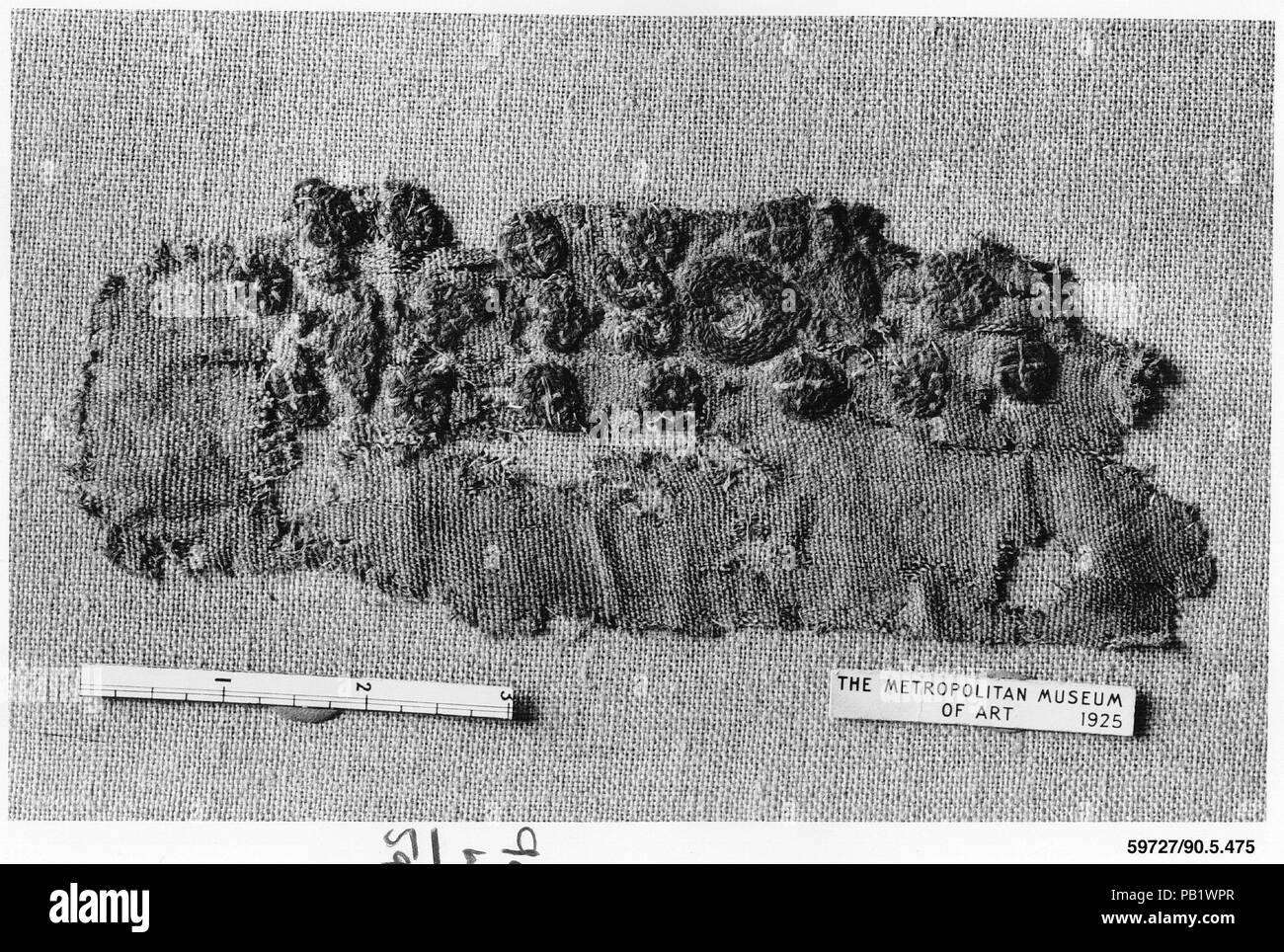 Fragment. Dimensions: 7 7/8 in. high 2 15/16 in. wide (20 cm high 7.5