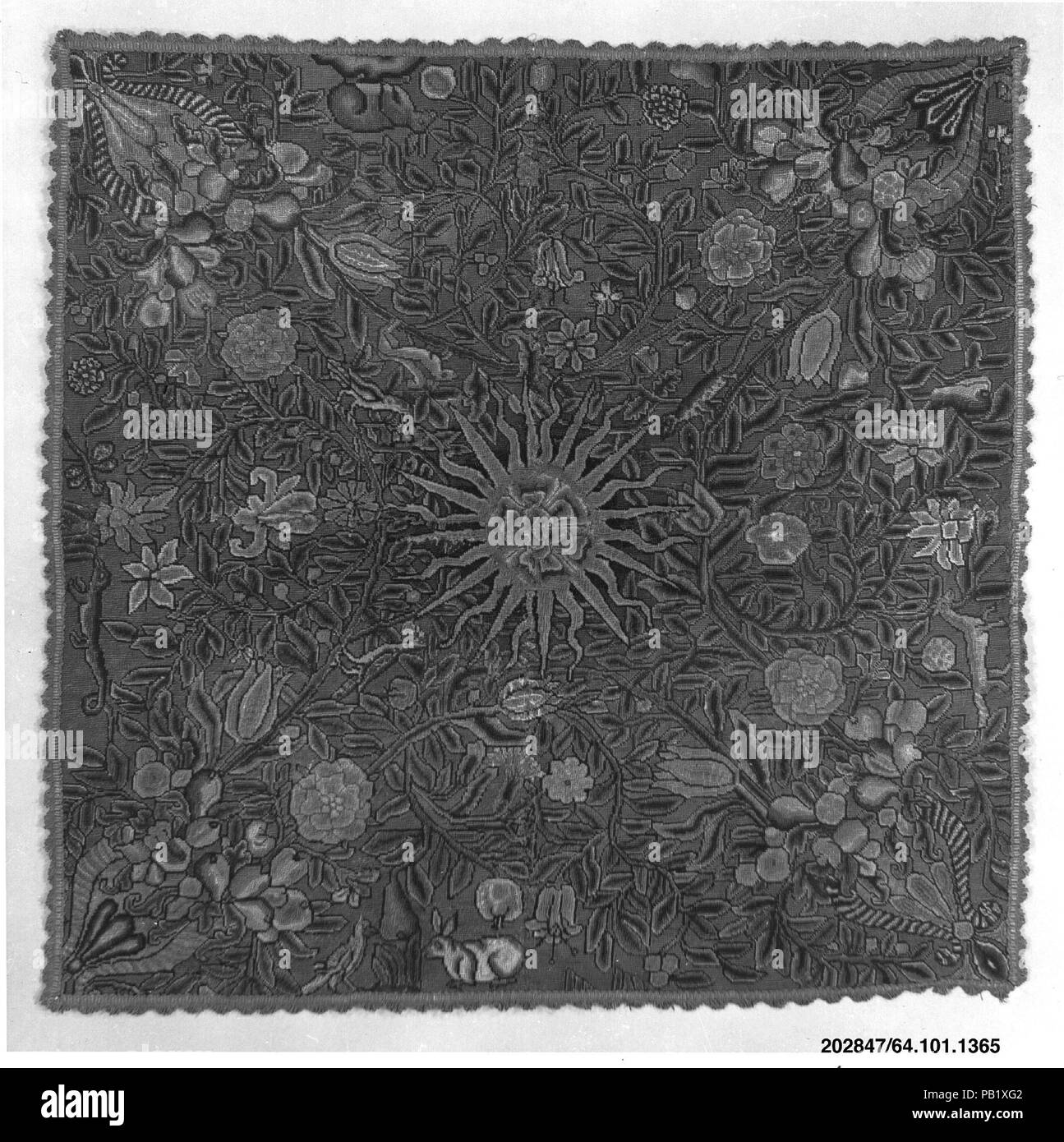 Chalice veil. Culture French. Dimensions Overall 25 3/4 x 25 3/4 in