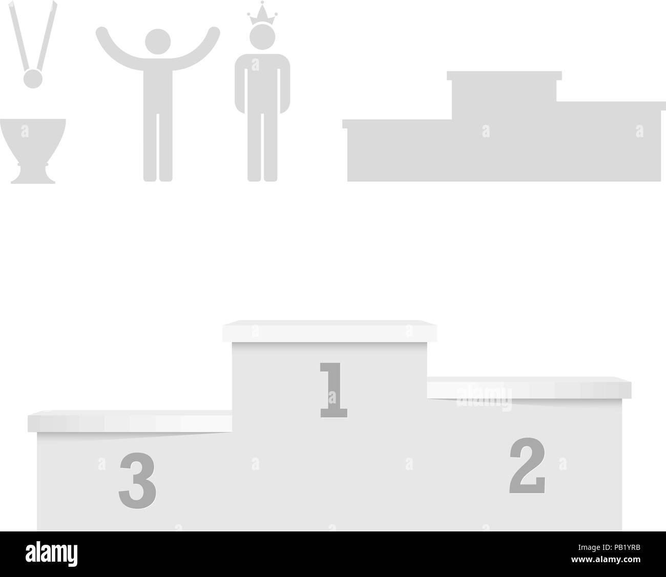 Winners podium Black and White Stock Photos & Images - Alamy