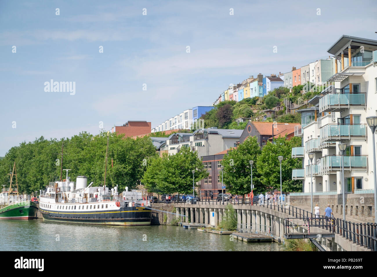 The harbourside at Bristol England UK Stock Photo Alamy