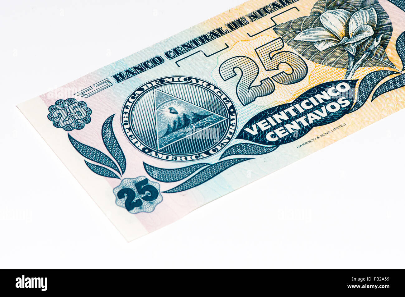 Nicaragua centavo currency money hi-res stock photography and images - Alamy, image size:1300x956