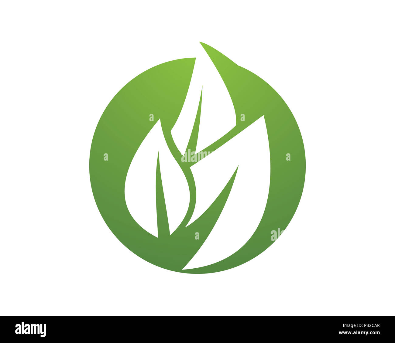 Logos of green leaf ecology nature element vector icon Stock Photo - Alamy