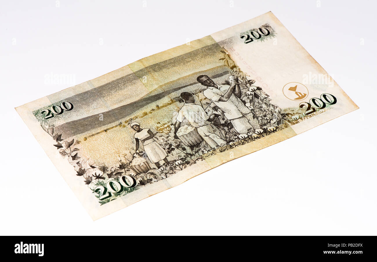 200 Kenyan Shillings Bank Note Of Kenya Kenyan Shilling Is The 200-kenyan-shillings-bank-note-of-kenya-kenyan-shilling-is-the