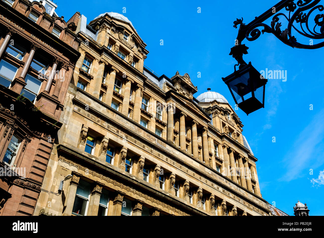 Architecture in Gordon Street, Glasgow Scotland Stock Photo