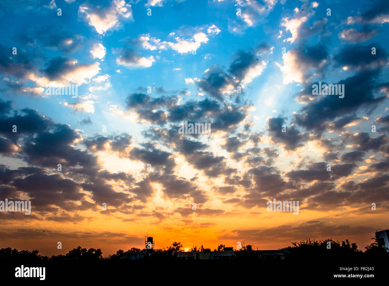 Beautiful Sunset Photos Stock Photo