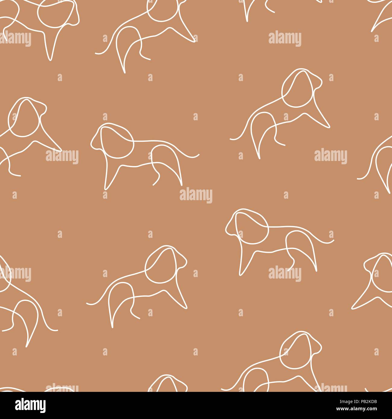 Lion animal pattern seamless. Vector illustration. Butterum background. Stock Vector