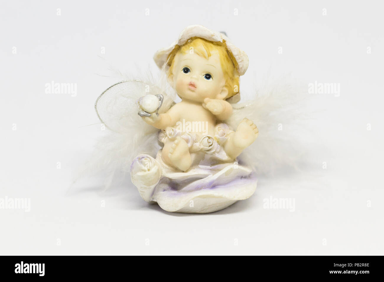 Little angel figurine Stock Photo