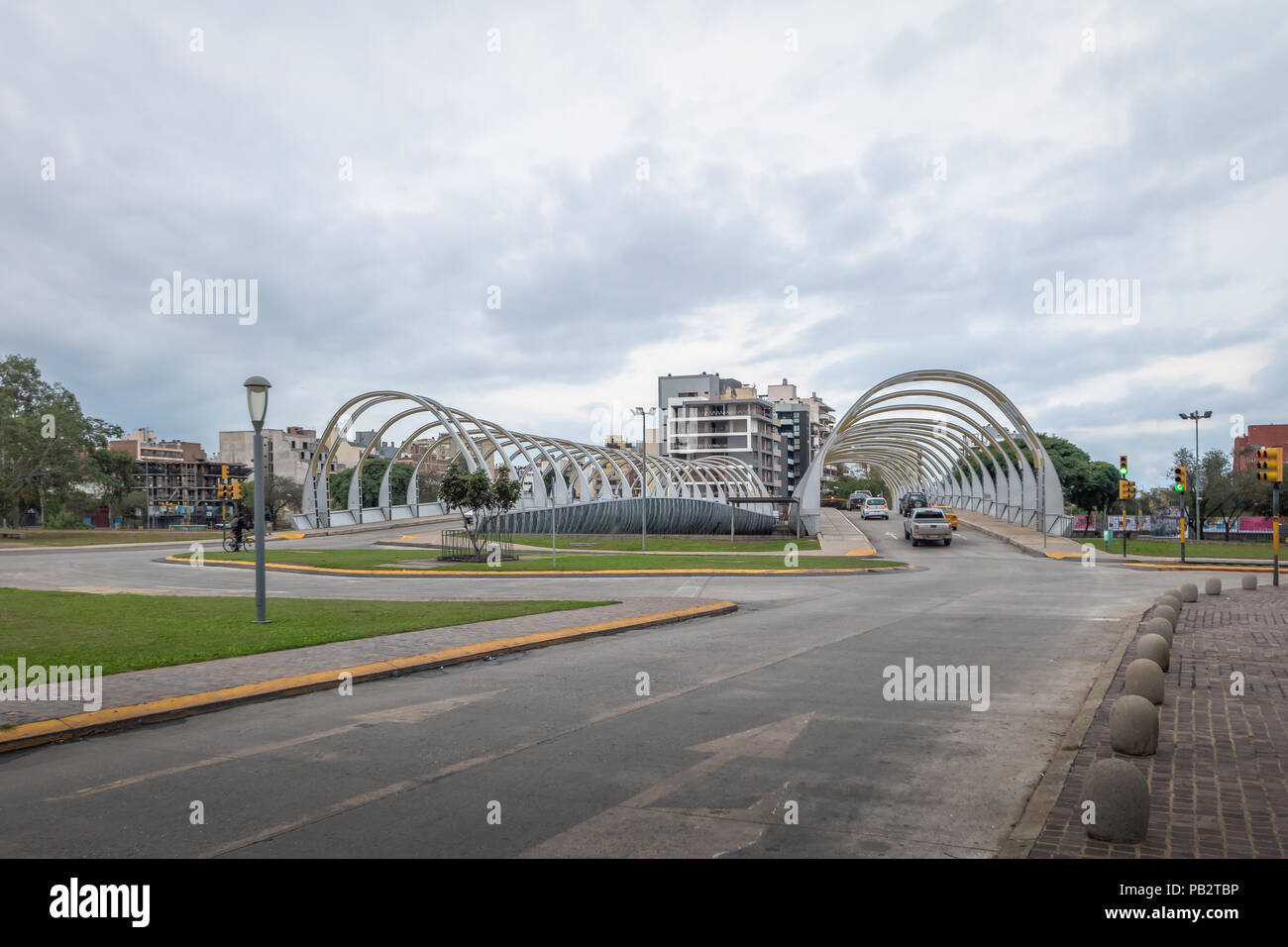 Puente del Bicentenario (Bicentenary Bridge) - Cordoba, Argentina Stock Photo